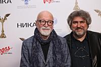 Ираклий Квирикадзе (слева). Церемония вручения нац