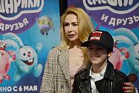 Анастасия Гребенкина с сыном. Премьерный показ сбо