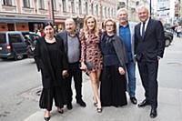 Игорь Клебанов с супругой, Оксана Карас, Лариса Уд
