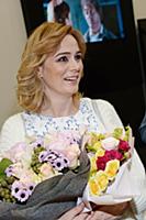 Алла Юганова. Пресс-показ фильма «Папа закодировал