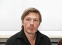 Театральный режиссер Миндаугас Карбаускис.