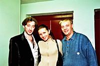 Российский продюсер Алексей Мускатин (справа).