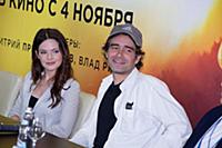 Анна Пескова, Петр Федоров. Презентация фильма «Ле