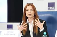 Юлия Савичева. Пресс-конференция посвященная подпи
