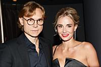 Валерий Карпин с супругой. Церемония вручения прем
