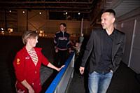 Яна Хохлова, Максим Траньков. Съемки проекта «Ледн