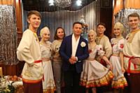 Александр Олешко. Съемки новогодней передачи «Прию