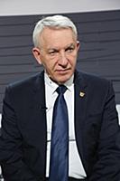 Евгений Шляхто. Съемки программы «Агора». Москва, 