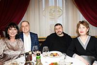 Марина Колесникова с супругом. Юбилей, ресторану «