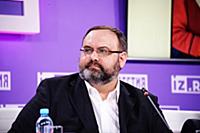 Андрей Будяк. Пресс-конференция активистов Междуна