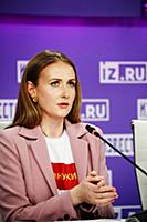 Алена Березовская. Пресс-конференция активистов Ме