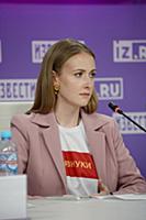 Алена Березовская. Пресс-конференция активистов Ме