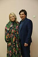 Яна Поплавская с мужем. Открытие VI Международного