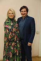 Яна Поплавская с мужем. Открытие VI Международного