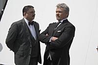 Максим Лагашкин, Владимир Сычев. Съемки сериала «Б