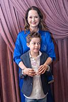 Ольга Кабо с сыном Виктором. Премия «Family Awards