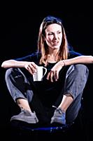 Анна Карабаева. Пресс-показ спектакля «Мама, я бло
