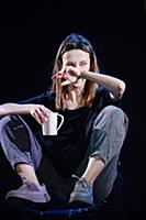 Анна Карабаева. Пресс-показ спектакля «Мама, я бло