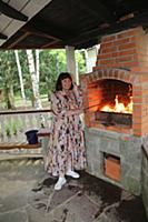 Российская актриса Лариса Лужина. (Дачная съемка)