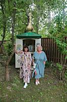 Лариса Лужина, Алена Рыбникова. Дачная съемка.