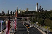 Вид на Кремль. Природно-ландшафтный парк «Зарядье»