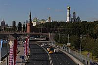 Вид на Кремль. Природно-ландшафтный парк «Зарядье»