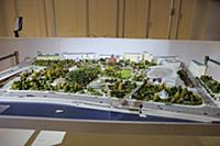 Макет парка Зарядье. Природно-ландшафтный парк «За