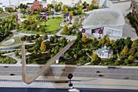Макет парка Зарядье. Природно-ландшафтный парк «За