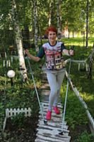 Российская актриса Оксана Сташенко. (Дачная съемка)