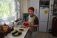 Российская актриса Оксана Сташенко. Дачная съемка.