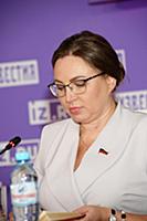 Елена Шумилова. Пресс-конференция, посвященная Все