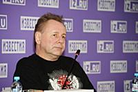 Александр Манякин. Пресс-конференция, музыкантов г