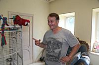 Российский актер Сергей Барышев. Домашняя съемка.