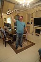 Российский актер Сергей Барышев. Домашняя съемка.