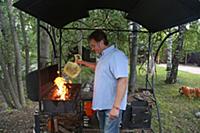 Российский актер Сергей Барышев. Домашняя съемка.