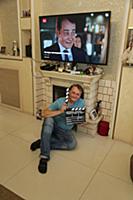 Российский актер Сергей Барышев. Домашняя съемка.