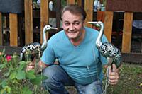 Российский актер Сергей Барышев. Домашняя съемка.