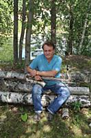 Российский актер Сергей Барышев. Домашняя съемка.