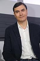 Сергей Шаргунов. Съемки программы «Агора». Москва,