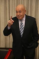 Михаил Швыдкой. Съемки программы «Агора». Москва, 