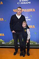 Сергей Лавыгин с сыном Федором. Премьера фильма «Ч