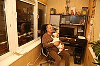 Российский актер Владимир Стержаков. Домашняя съем