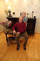 Российский актер Владимир Стержаков с женой Аллой.