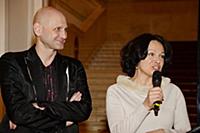 Роман Радов, Алиса Богарт. Церемония открытия памя
