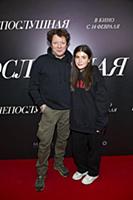 Ян Цапник с дочерью. Премьера фильма «Непослушная»
