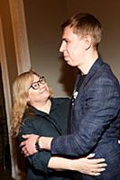 Екатерина Тишкова, Николай Рыбников. Пресс-показ ф