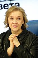 Марина Брусникина. Пресс-конференция, посвященная 