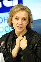 Марина Брусникина. Пресс-конференция, посвященная 