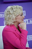 Елена Лихоманова. Пресс-конференция заслуженного а