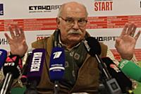 Брифинг Никиты Михалкова перед церемонией открытия 45-го ММКФ